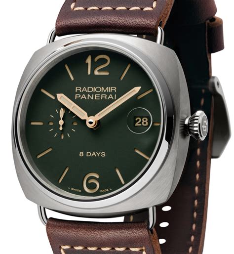 panerai's green dial collection.